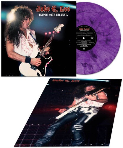 Jake E. Lee - Runnin' With The Devil (Edición limitada, vinilo de color morado jaspeado) [Vinilo]