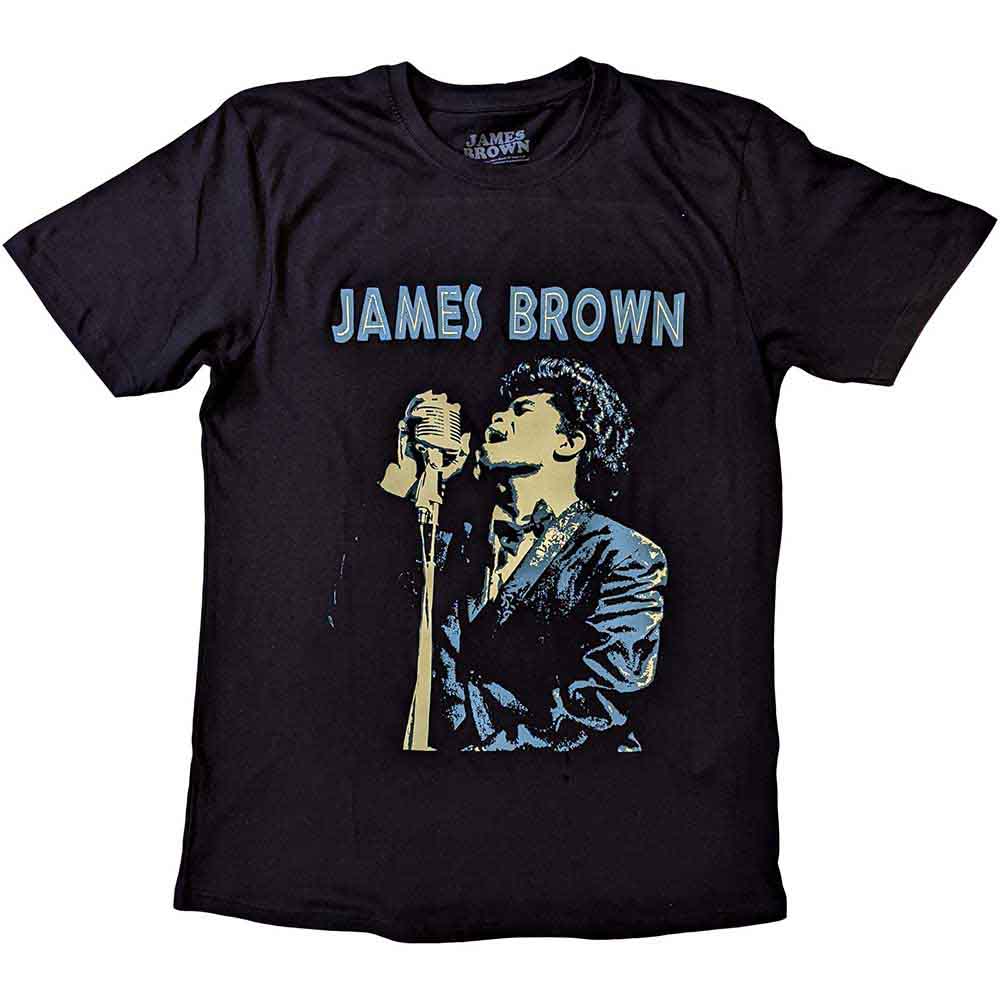James Brown Holding Mic [T-Shirt]