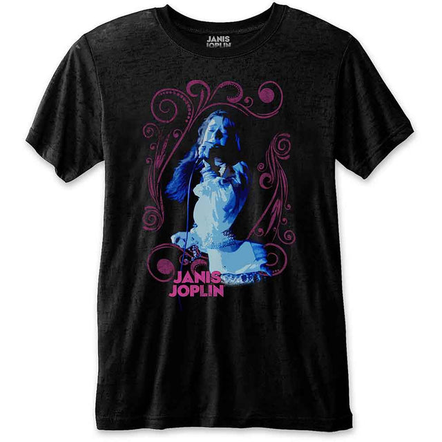 Janis Joplin - Floral Frame [T-Shirt]