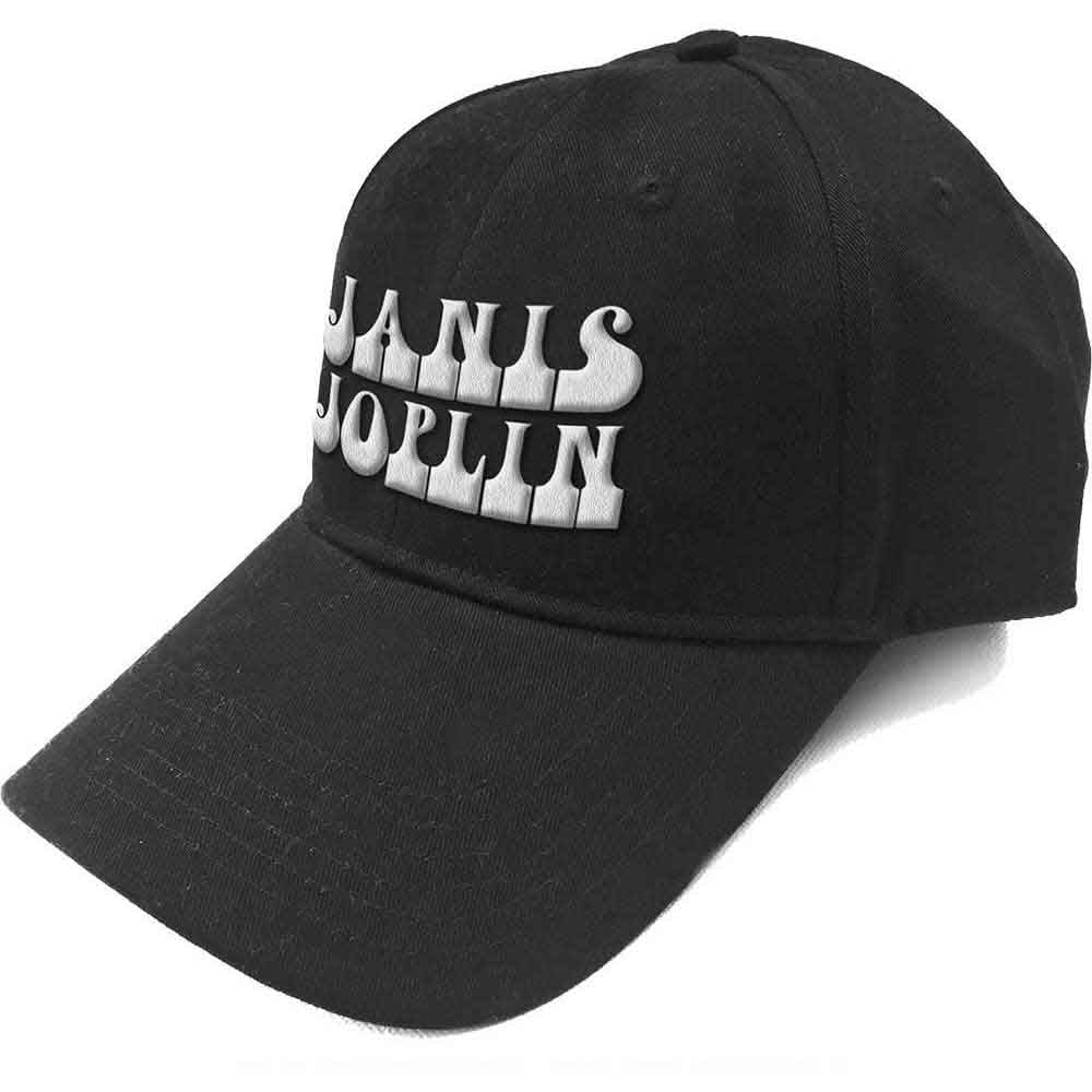 Janis Joplin - Gorra con logo blanco