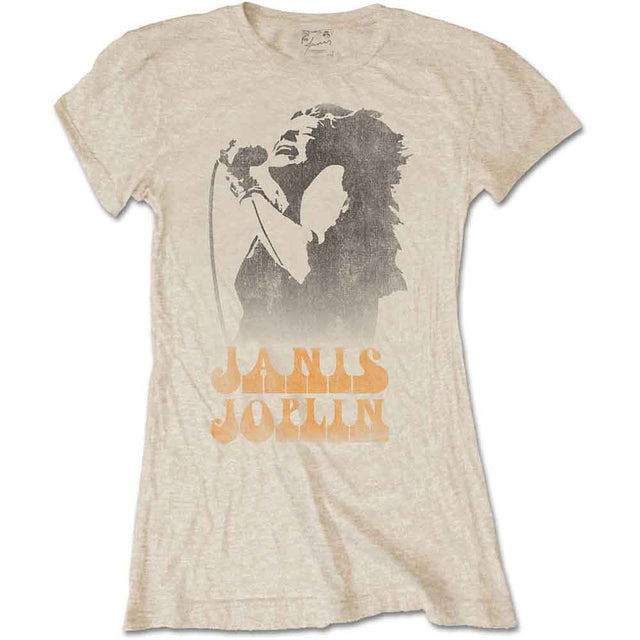 Janis Joplin - Working The Mic [Camiseta de manga corta]