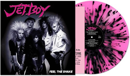 Jetboy - Feel The Shake - Salpicaduras de color rosa y negro [Vinilo]