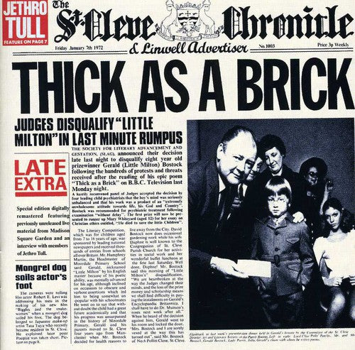 Thick As A Brick (Remastered, Bonus Tracks) [CD]