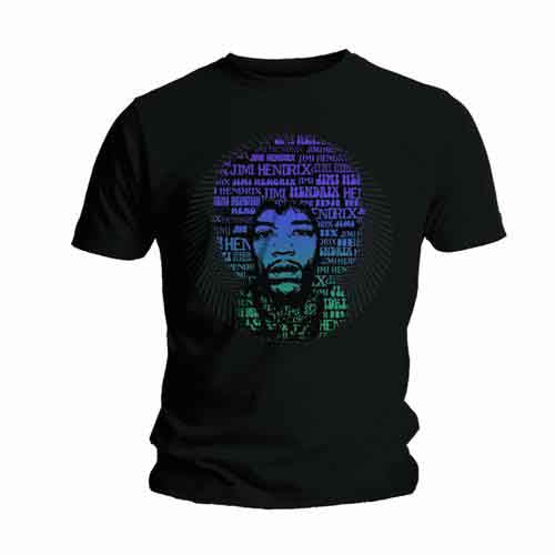Jimi Hendrix Afro Speech T-Shirt