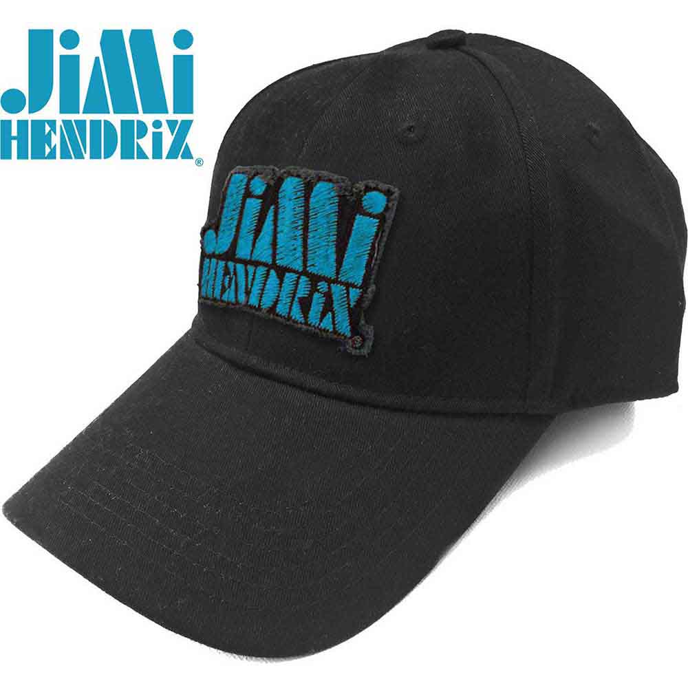 Jimi Hendrix - Logotipo de plantilla azul [Gorra]