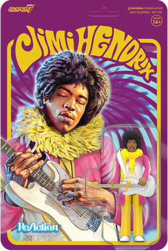 Super7 - Jimi Hendrix - ReAction Figures - Jimi Hendrix (Reverse Album Colors) (Collectible, Action Figure) [Action Figure]