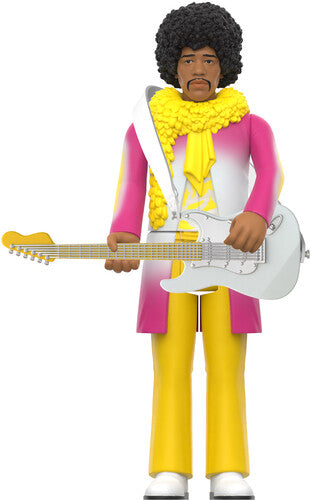 Super7 - Jimi Hendrix - ReAction Figures - Jimi Hendrix (Reverse Album Colors) (Collectible, Action Figure) [Action Figure]