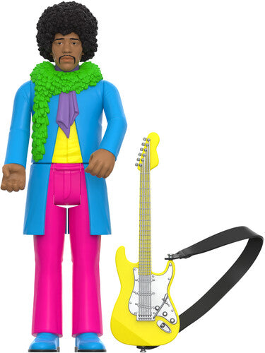 Super7 - Jimi Hendrix ReAction - Jimi Hendrix (Blacklight) [Are You Experienced] (Collectible, Figure, Action Figure) [Action Figure]