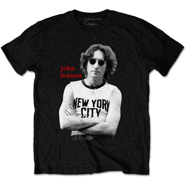 John Lennon New York City B&W T-Shirt