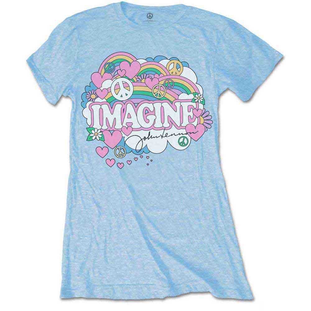 John Lennon Rainbows, Love & Peace [T-Shirt]