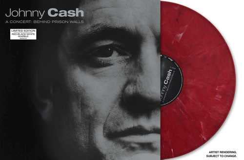 Johnny Cash - A Concert: Behind Prison Walls (Limited Edition, Red, Black, & White Marble Colored Vinyl) [Vinyl]