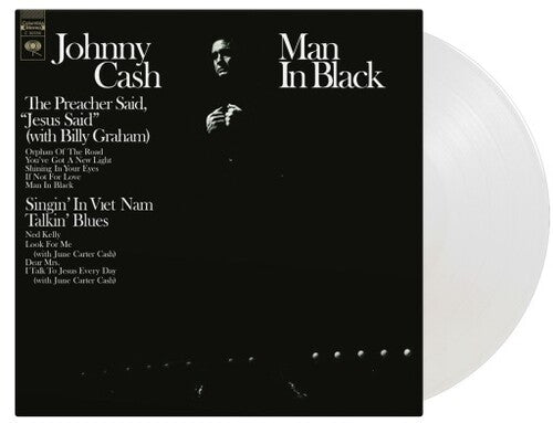 Johnny Cash - Man In Black (Limited Edition, 180 Gram Crystal Clear Vinyl) [Import] [Vinyl]