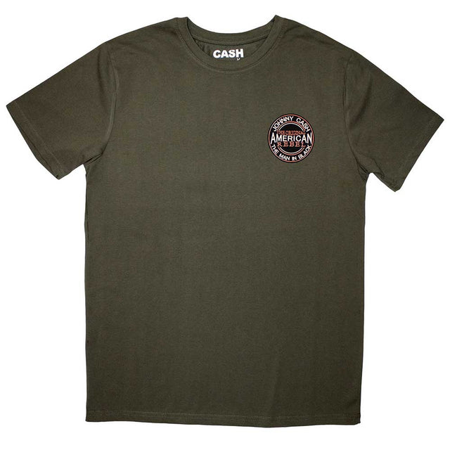 Johnny Cash - Mini American Rebel Logo [T-Shirt]