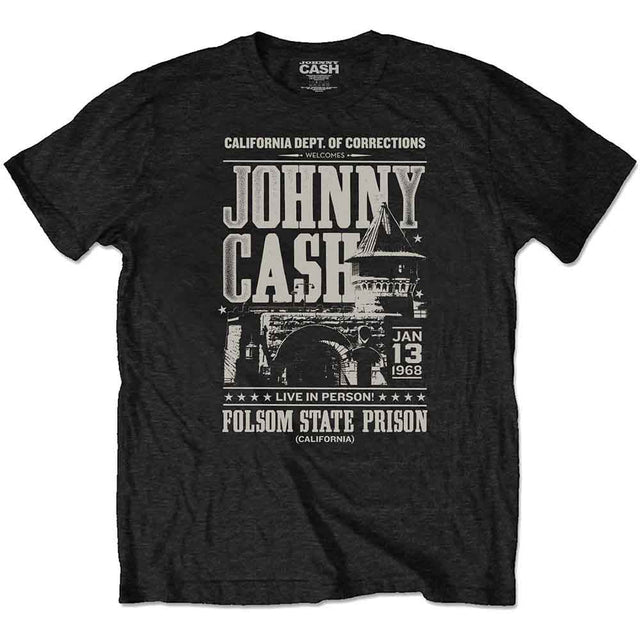 Johnny Cash Prison Poster T-Shirt