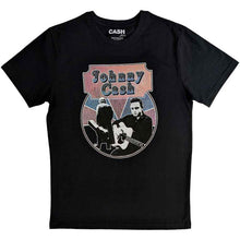 Johnny Cash - Walking Guitar y Front On [Camiseta]
