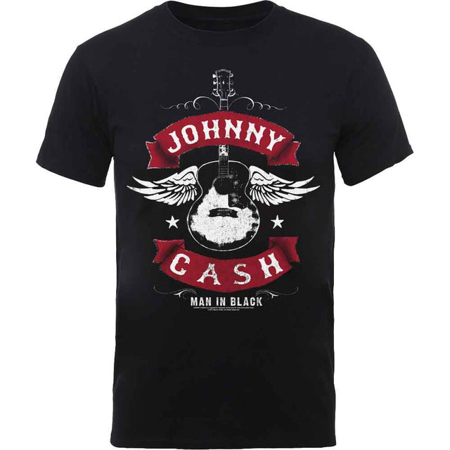 Johnny Cash Winged Guitar T-Shirt