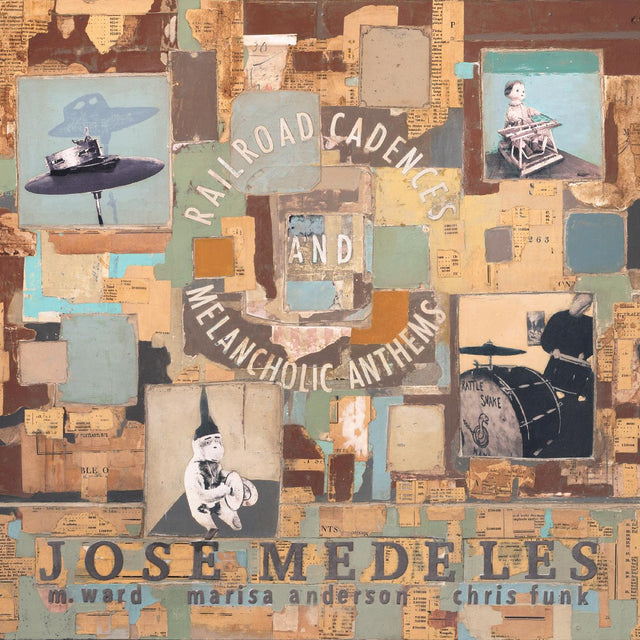 Jose w/ M. Ward Medeles - Railroad Cadences & Melancholic Anthems (CLEAR W/ BLACK SMOKE VINYL) [Vinyl]