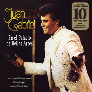 Juan Gabriel - En El Palacio De Bellas Artes (Edición Aniversario) [Translucent Vinyl With Gold Spots] [2LP] [Vinyl]