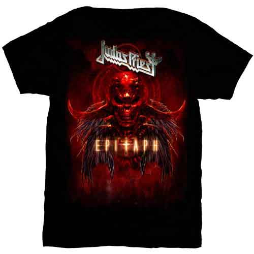 Judas Priest - Epitafio Cuernos Rojos [Camiseta]