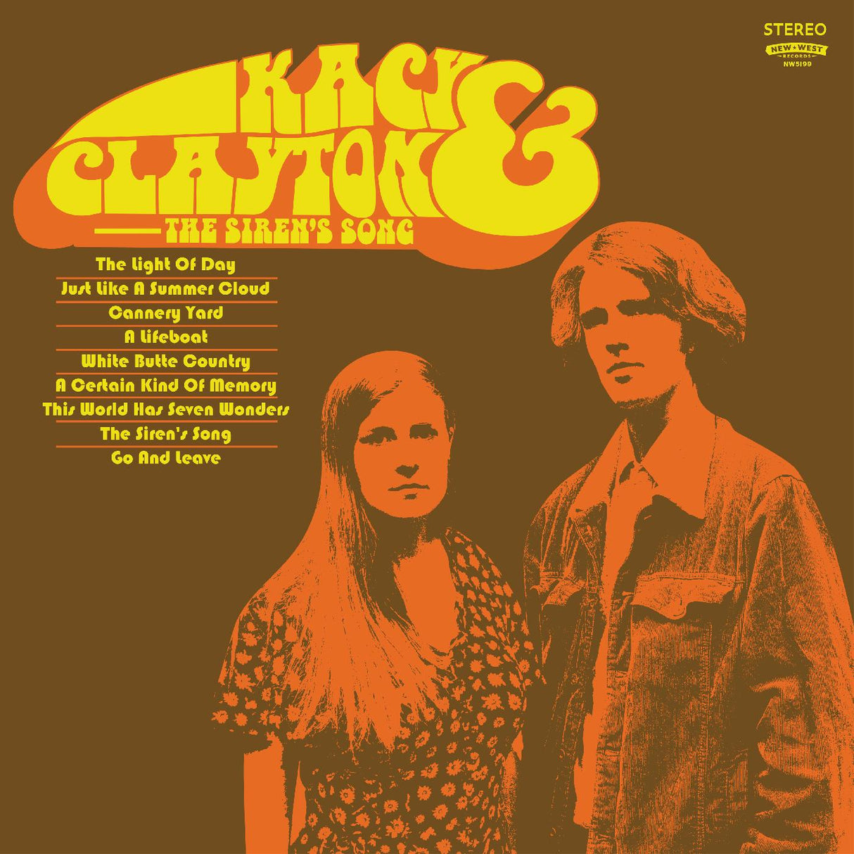 Kacy &amp; Clayton - The Siren's Song (VINILO NARANJA TRANSPARENTE) [Vinilo]