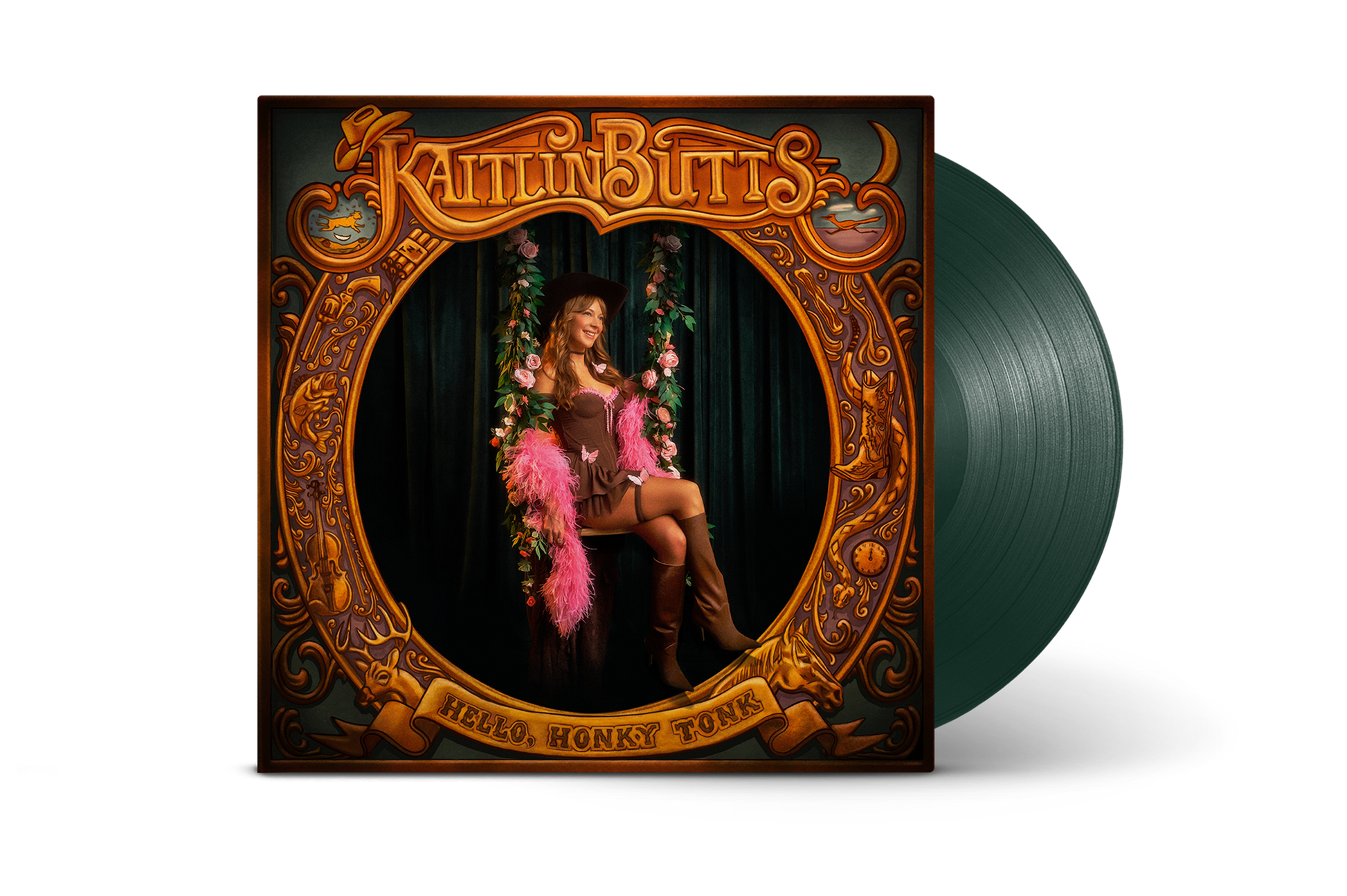Kaitlin Butts - Hello, Honky Tonk (Indie Exclusive) [Curtain Call Green LP] [Vinyl]