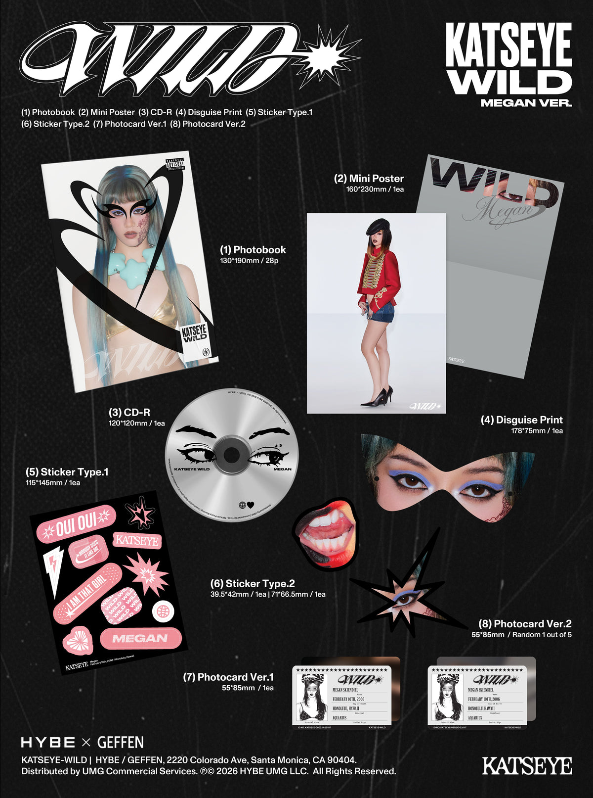 WILD (Megan Ver.) [CD] [CD]
