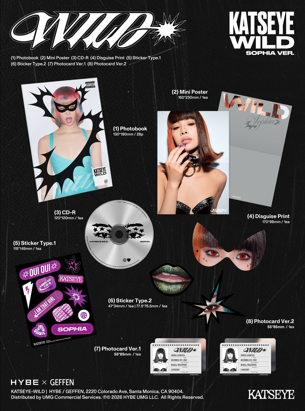 WILD (Sophia Ver.) [CD] [CD]