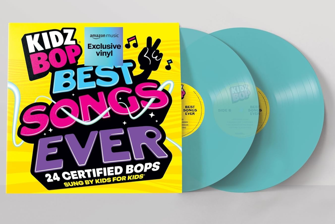 Kidz Bop: Best Songs Ever (Limited Edition, Amazon Exclusive, Translucent Blue Colored Vinyl) (2 Lp's) [Vinyl]