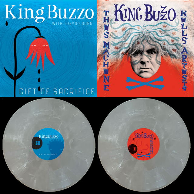 King Buzzo - This Machine Kills Artists + Gift Of Sacrifice (Indie Exclusive, Silver Streak Colored Vinyl) [Vinyl]