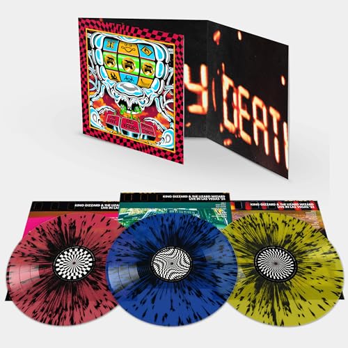 King Gizzard Live In Las Vegas '24 (Triple Gatefold) (Splatter Vinyl) [3Lp] [Vinyl]