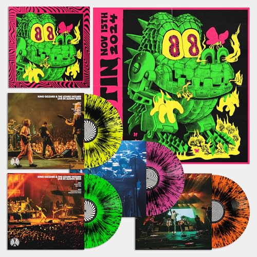 King Gizzard - Live In Austin '24 (4Lp Neon Splatter Vinyl Box Set) [Vinyl]