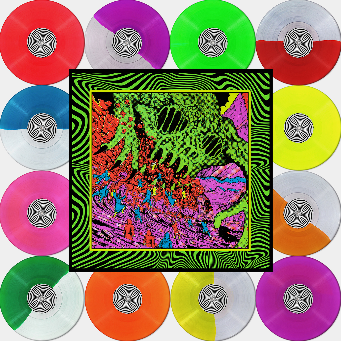 King Gizzard & The Lizard Wizard - Live At Red Rocks '22 (12 LP Color VInyl Box Set) [Vinyl] - Paladin Vinyl