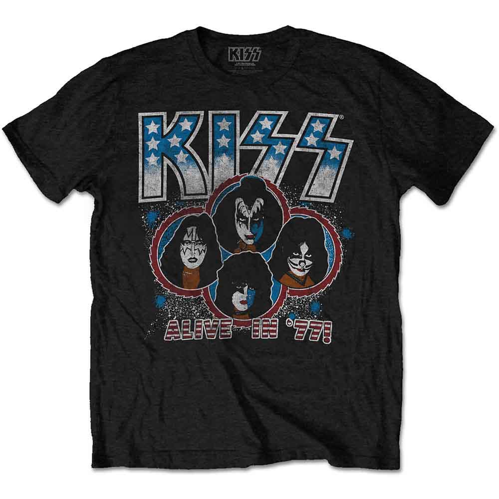 Kiss - Vivo en el '77 [Camiseta]