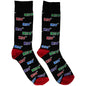 Kiss Coloured Logos Pattern [Socks]