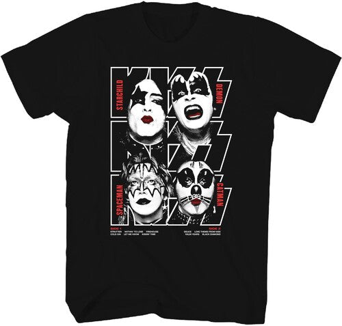 Kiss - Debut Album Cover T-Shirt - Black [Apparel]