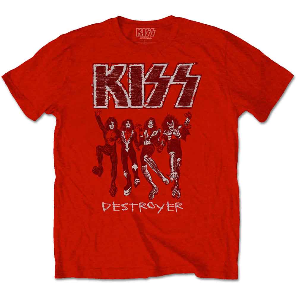 Kiss - Destroyer Sketch [T-Shirt]