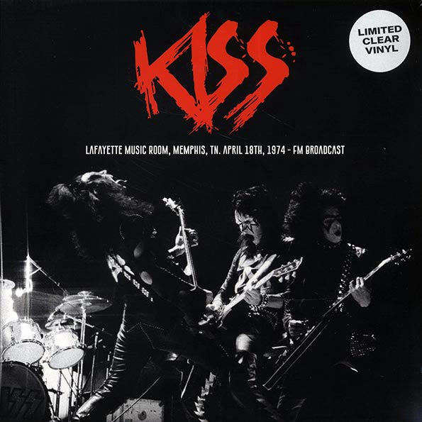 KISS - Lafayette Music Room, Memphis, TN, 18 de abril de 1974 (Edición limitada, vinilo transparente) [Importación] [Vinilo]