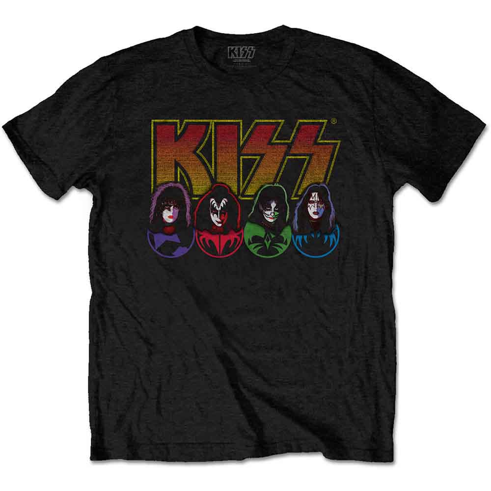 Kiss - Logotipo, caras e iconos [Camiseta]