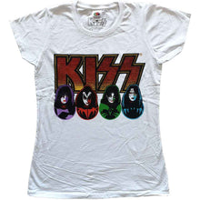 Kiss - Logotipo, caras e iconos [Camiseta de manga corta]