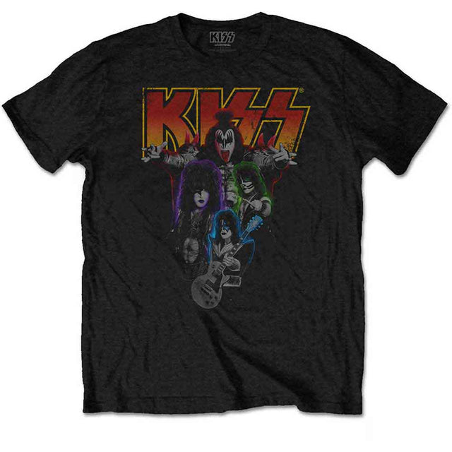 Kiss - Neon Band [T-Shirt]