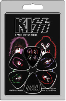 Kiss - Perri's - Kiss - Faces - Guitar Picks (6 Pack) [Guitar Picks]