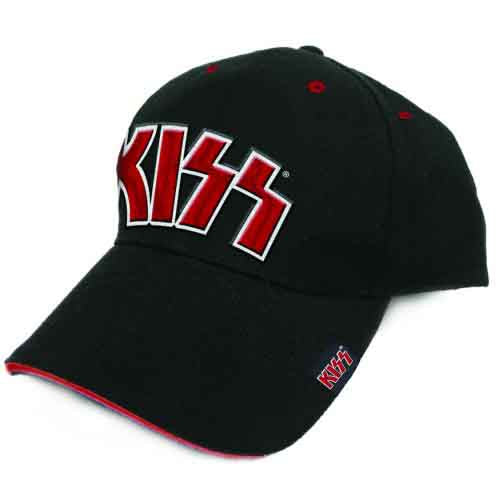Kiss - Red on White Logo [Hat]