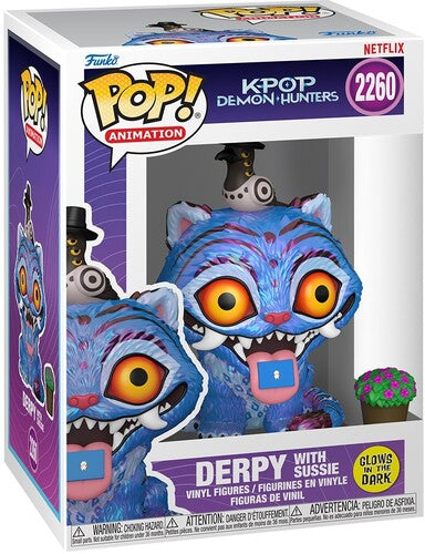 Funko POP! Anime: KPop Demon Hunters - Derpy with Sussie (Glow-in-the-Dark) (KPDH) (Vinyl Figure, Collectible) [Action Figure]