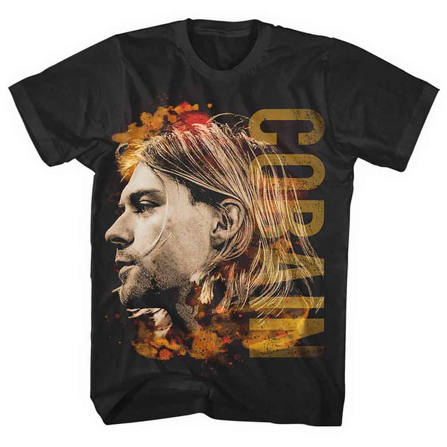 Kurt Cobain Coloured Side View [T-Shirt]