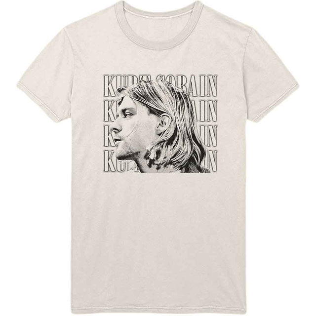 Kurt Cobain Contrast Profile T-Shirt
