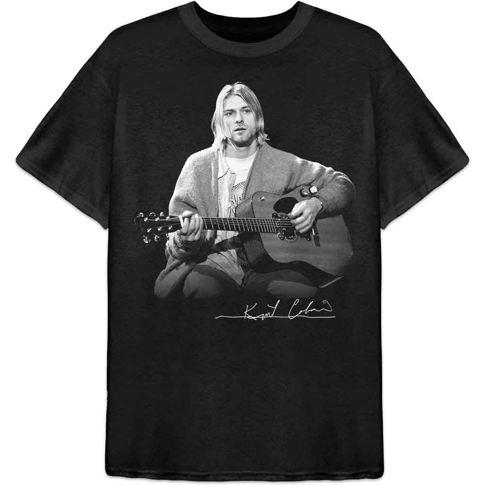 Kurt Cobain - Foto en vivo de la guitarra [Camiseta]