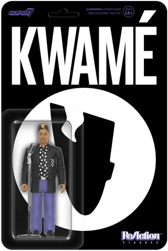 Kwame - Super7 - Kwame - ReAction - Kwame (Black/White Polka Dot) (Collectible, Figure, Action Figure) [Action Figure]