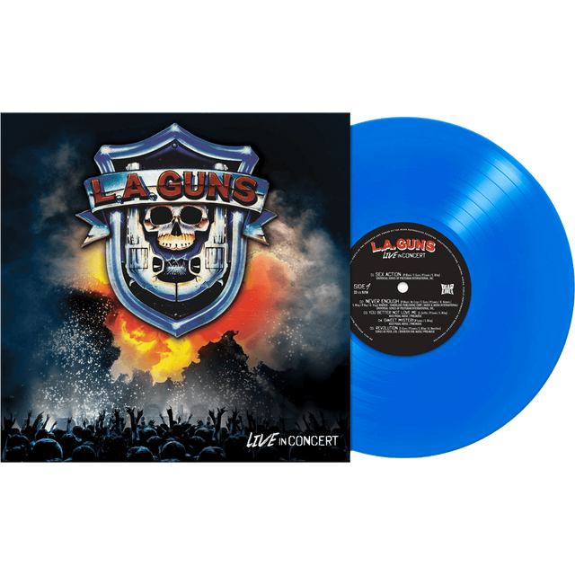 L.A. Guns - Live In Concert (Colored Vinyl, Blue, Limited Edition) [Vinyl]