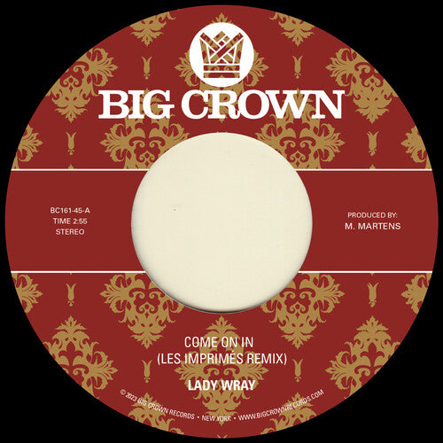 Lady Wray - Come On In (Les Imprimes Remix) / Under The Sun (Surprise Chef Remix) (7" Vinyl) [Vinyl]