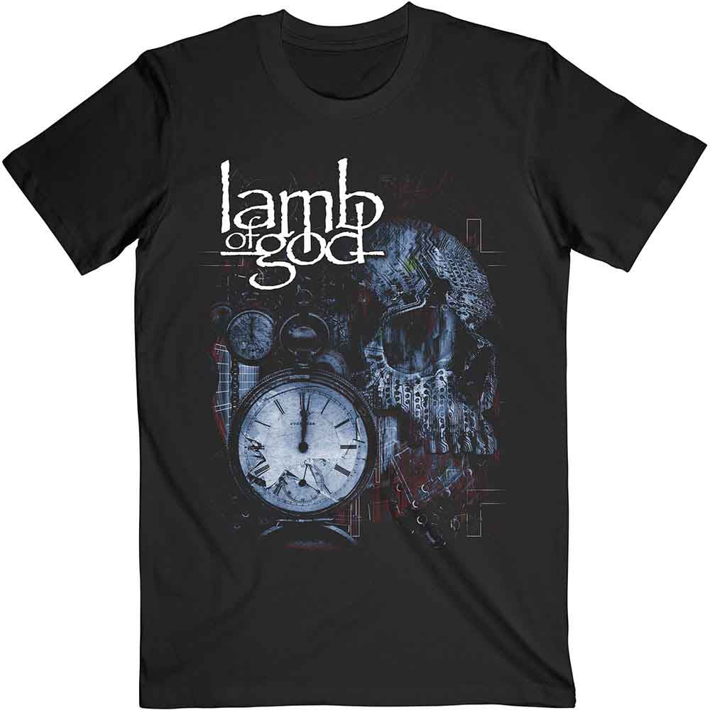 Lamb Of God - Camiseta con el diseño de calaveras de Circuitry recoloreadas